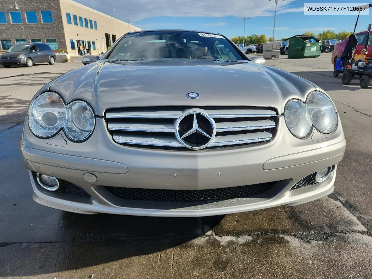 2007 Mercedes-Benz Sl 550 VIN: WDBSK71F77F120687 Lot: 86657295