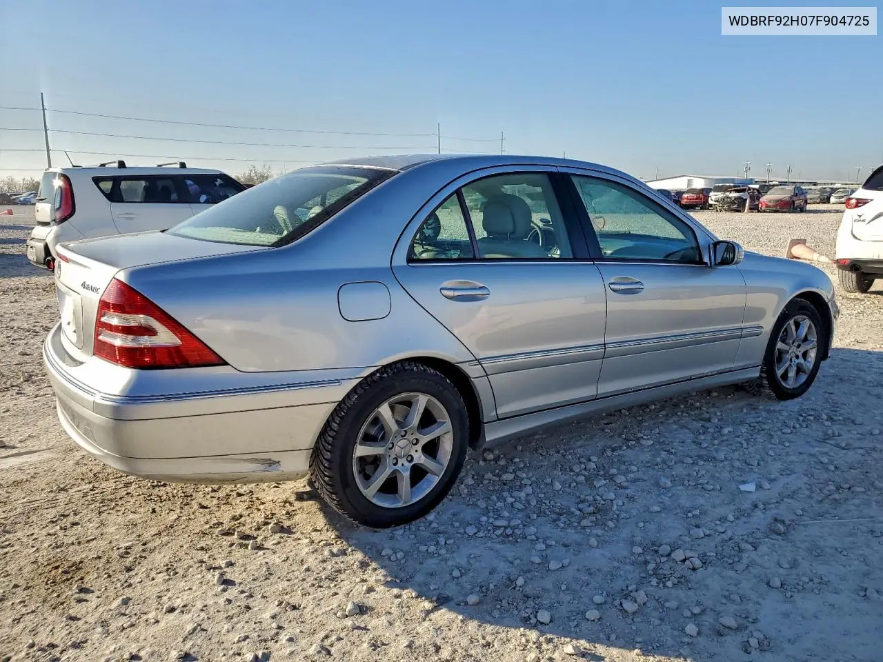 WDBRF92H07F904725 2007 Mercedes-Benz C 280 4Matic