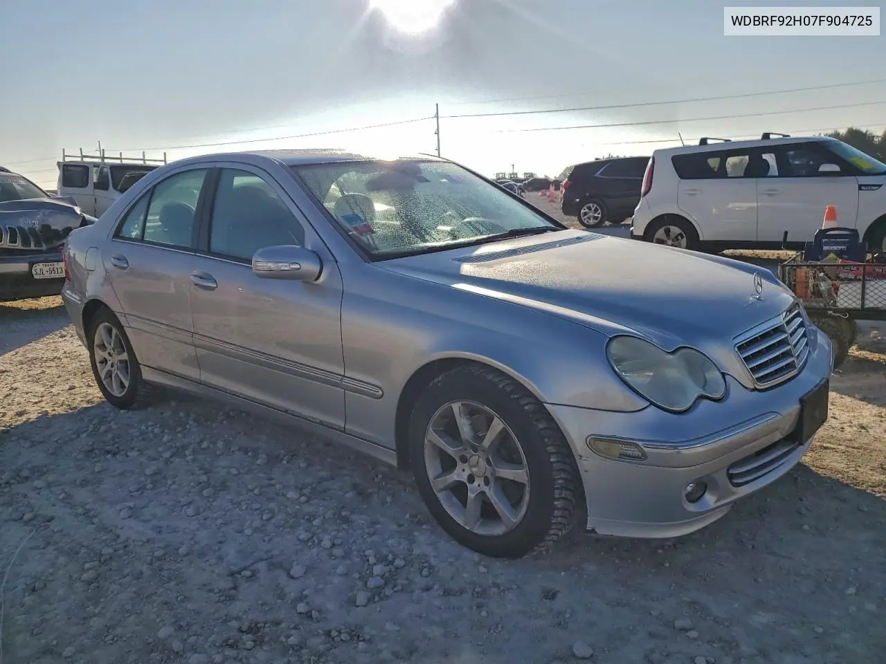 WDBRF92H07F904725 2007 Mercedes-Benz C 280 4Matic
