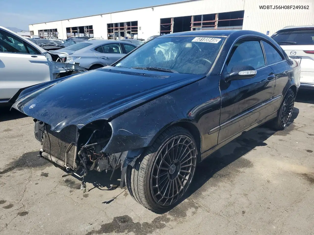 2008 Mercedes-Benz Clk 350 VIN: WDBTJ56H08F249362 Lot: 53133846