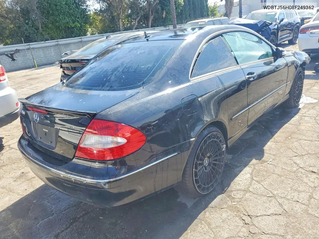2008 Mercedes-Benz Clk 350 VIN: WDBTJ56H08F249362 Lot: 53133846