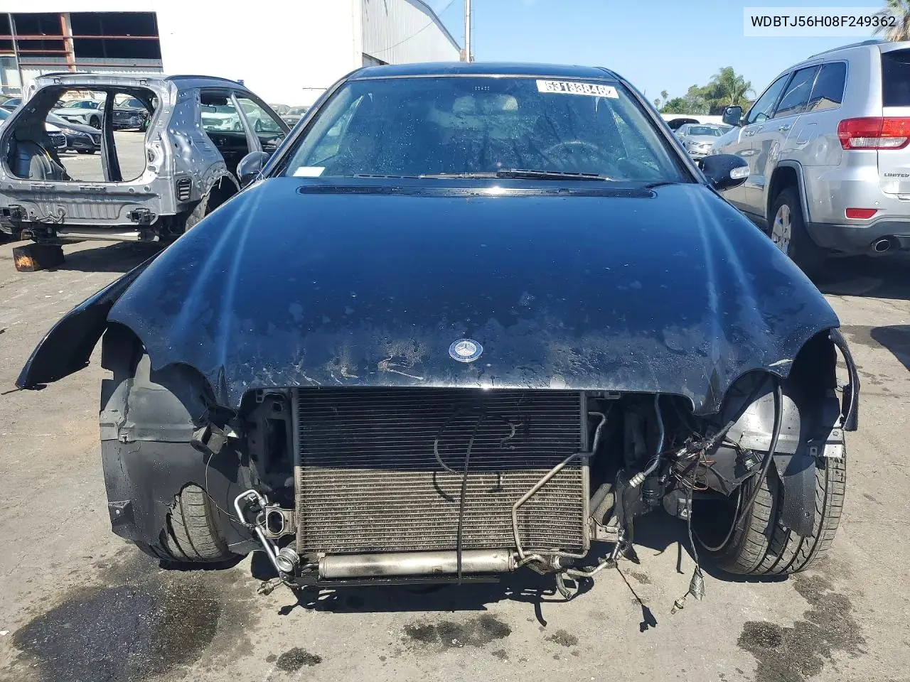 2008 Mercedes-Benz Clk 350 VIN: WDBTJ56H08F249362 Lot: 53133846