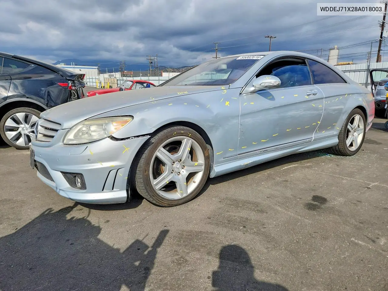2008 Mercedes-Benz Cl 550 VIN: WDDEJ71X28A018003 Lot: 55002616