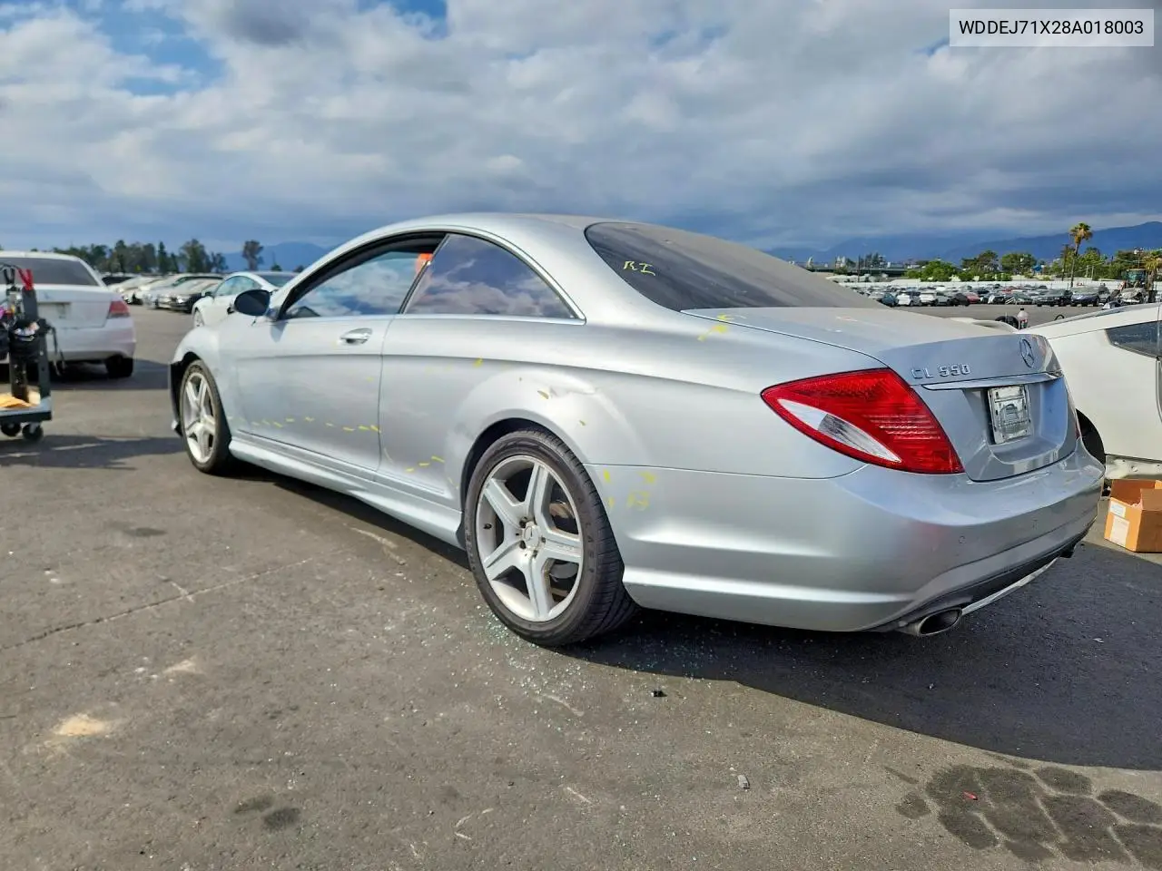 2008 Mercedes-Benz Cl 550 VIN: WDDEJ71X28A018003 Lot: 55002616