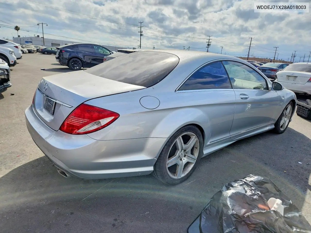 2008 Mercedes-Benz Cl 550 VIN: WDDEJ71X28A018003 Lot: 55002616