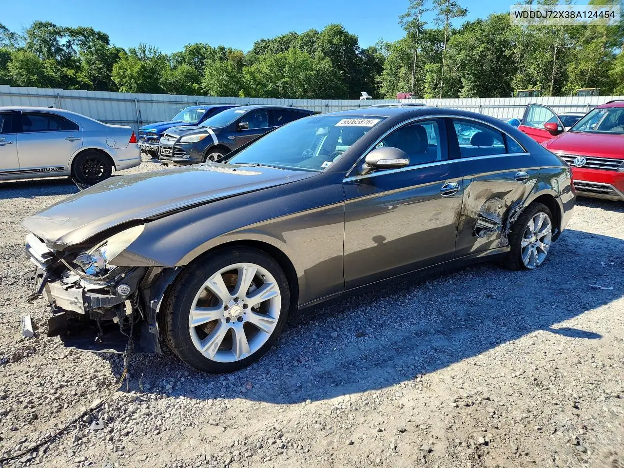 2008 Mercedes-Benz Cls 550 VIN: WDDDJ72X38A124454 Lot: 56065876