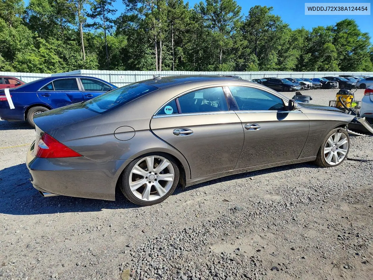 2008 Mercedes-Benz Cls 550 VIN: WDDDJ72X38A124454 Lot: 56065876