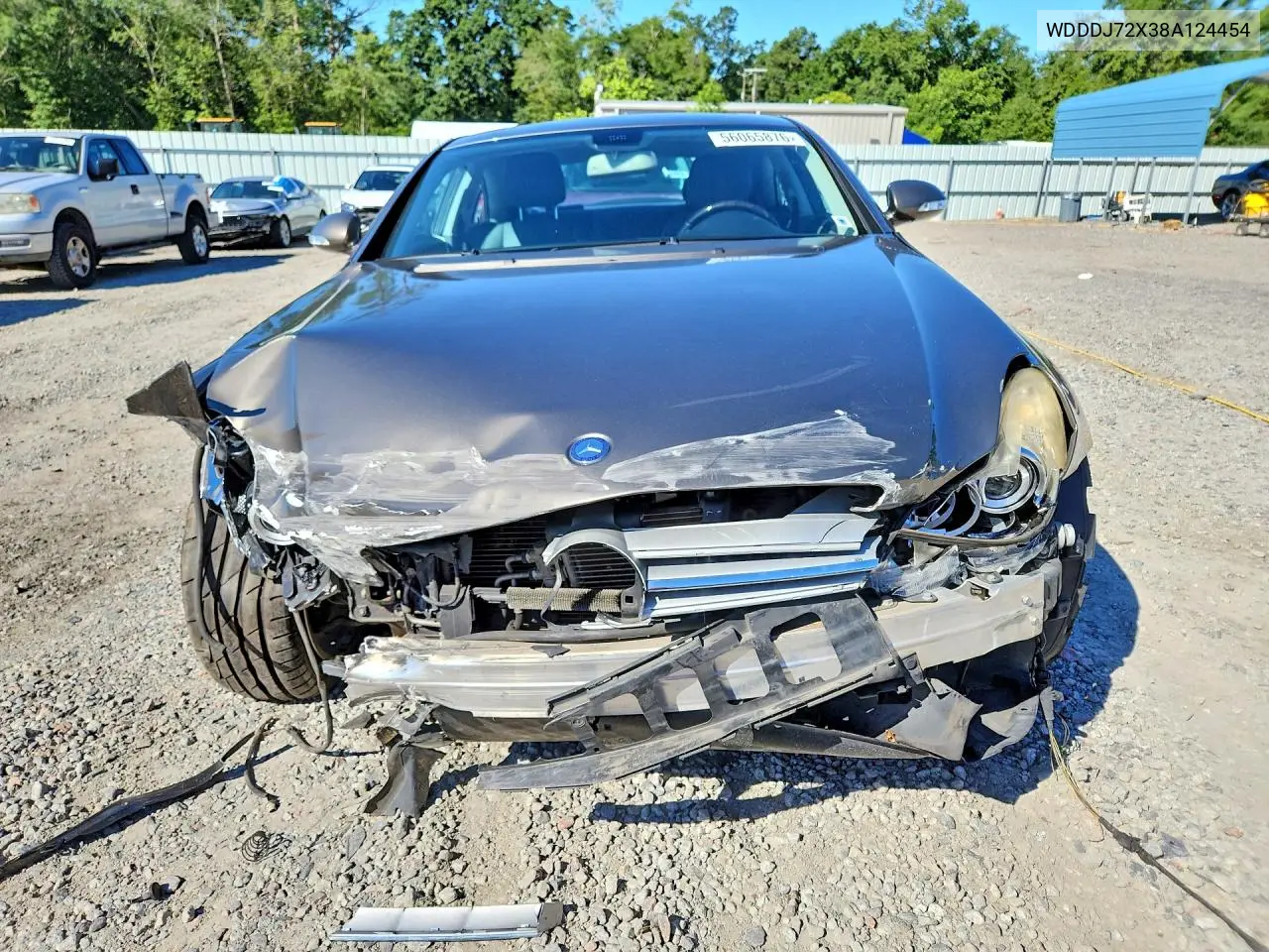 2008 Mercedes-Benz Cls 550 VIN: WDDDJ72X38A124454 Lot: 56065876