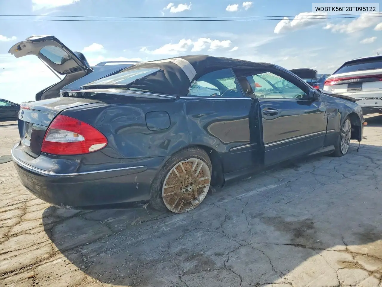 2008 Mercedes-Benz Clk 350 VIN: WDBTK56F28T095122 Lot: 57081766