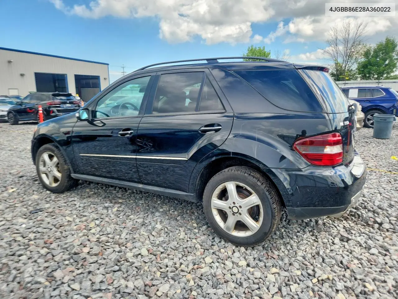 2008 Mercedes-Benz Ml 350 VIN: 4JGBB86E28A360022 Lot: 57488186