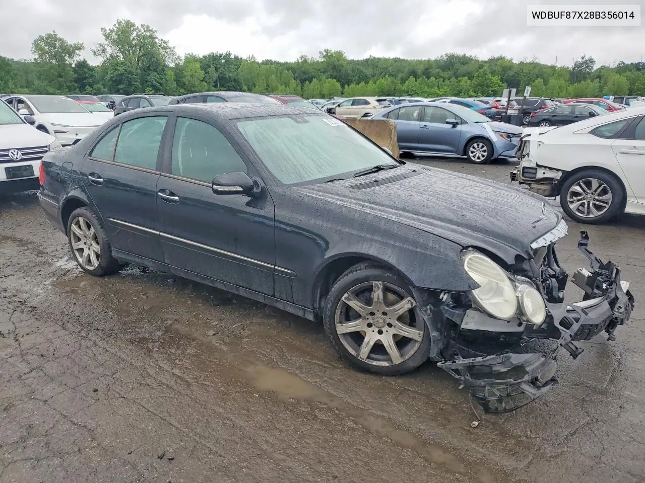 2008 Mercedes-Benz E 350 4Matic VIN: WDBUF87X28B356014 Lot: 58080316