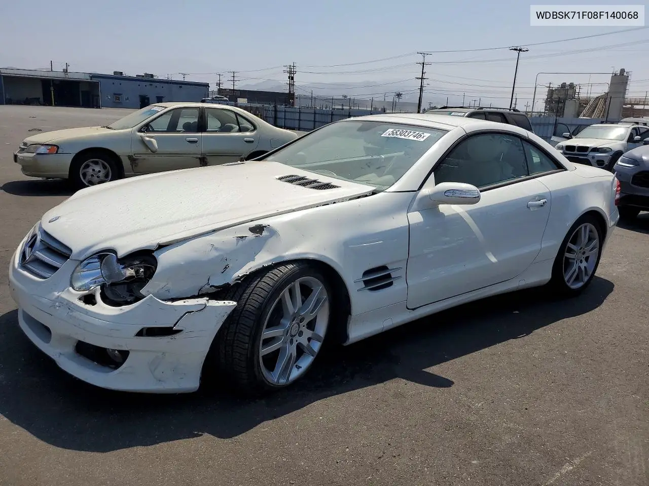 2008 Mercedes-Benz Sl 550 VIN: WDBSK71F08F140068 Lot: 58303746