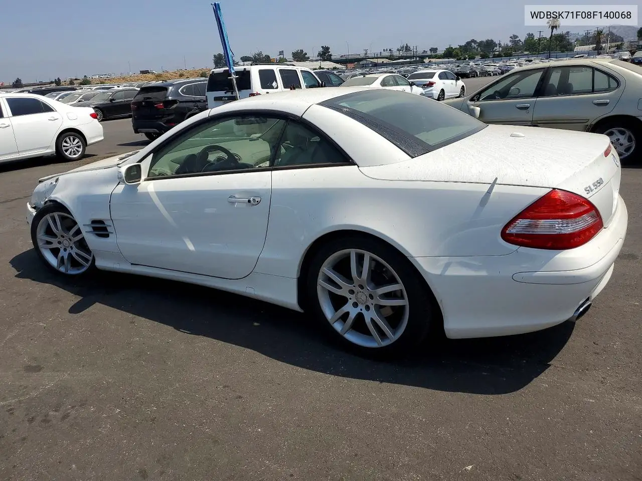2008 Mercedes-Benz Sl 550 VIN: WDBSK71F08F140068 Lot: 58303746