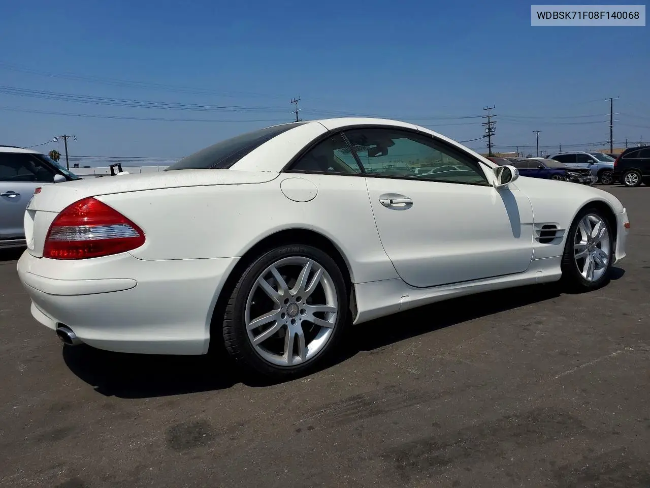 2008 Mercedes-Benz Sl 550 VIN: WDBSK71F08F140068 Lot: 58303746