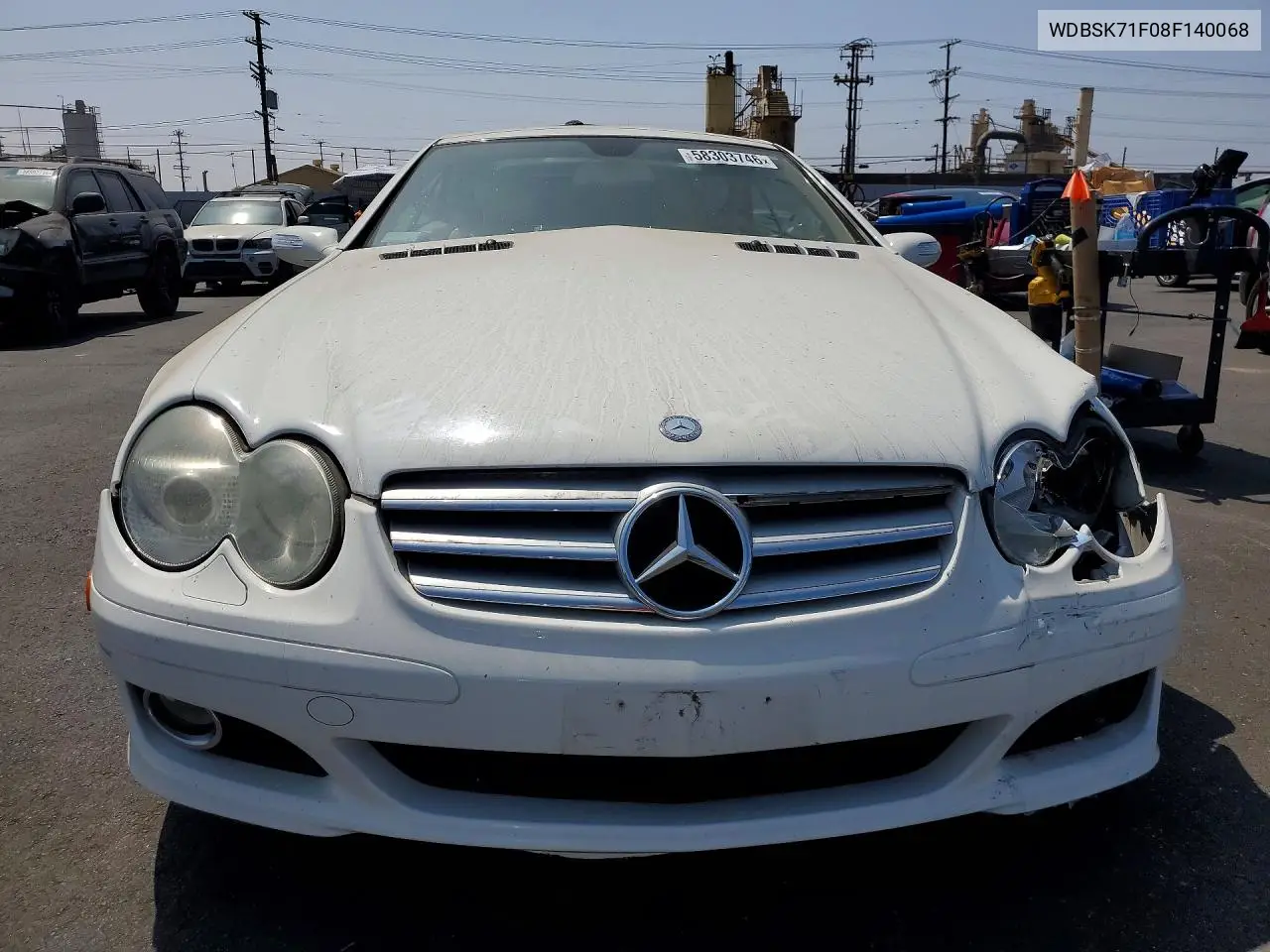 2008 Mercedes-Benz Sl 550 VIN: WDBSK71F08F140068 Lot: 58303746