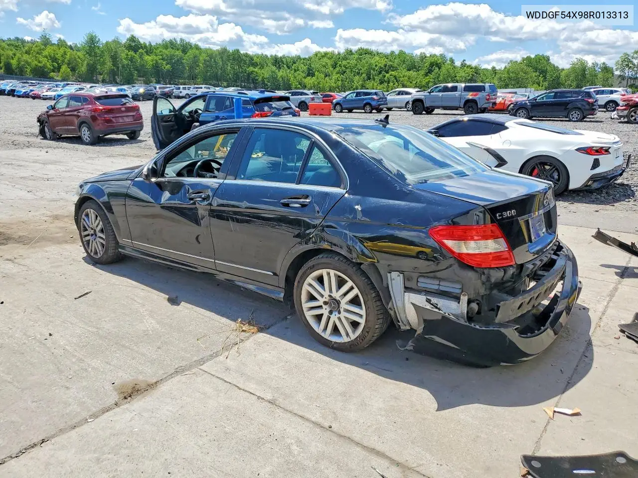 2008 Mercedes-Benz C 300 VIN: WDDGF54X98R013313 Lot: 58541036