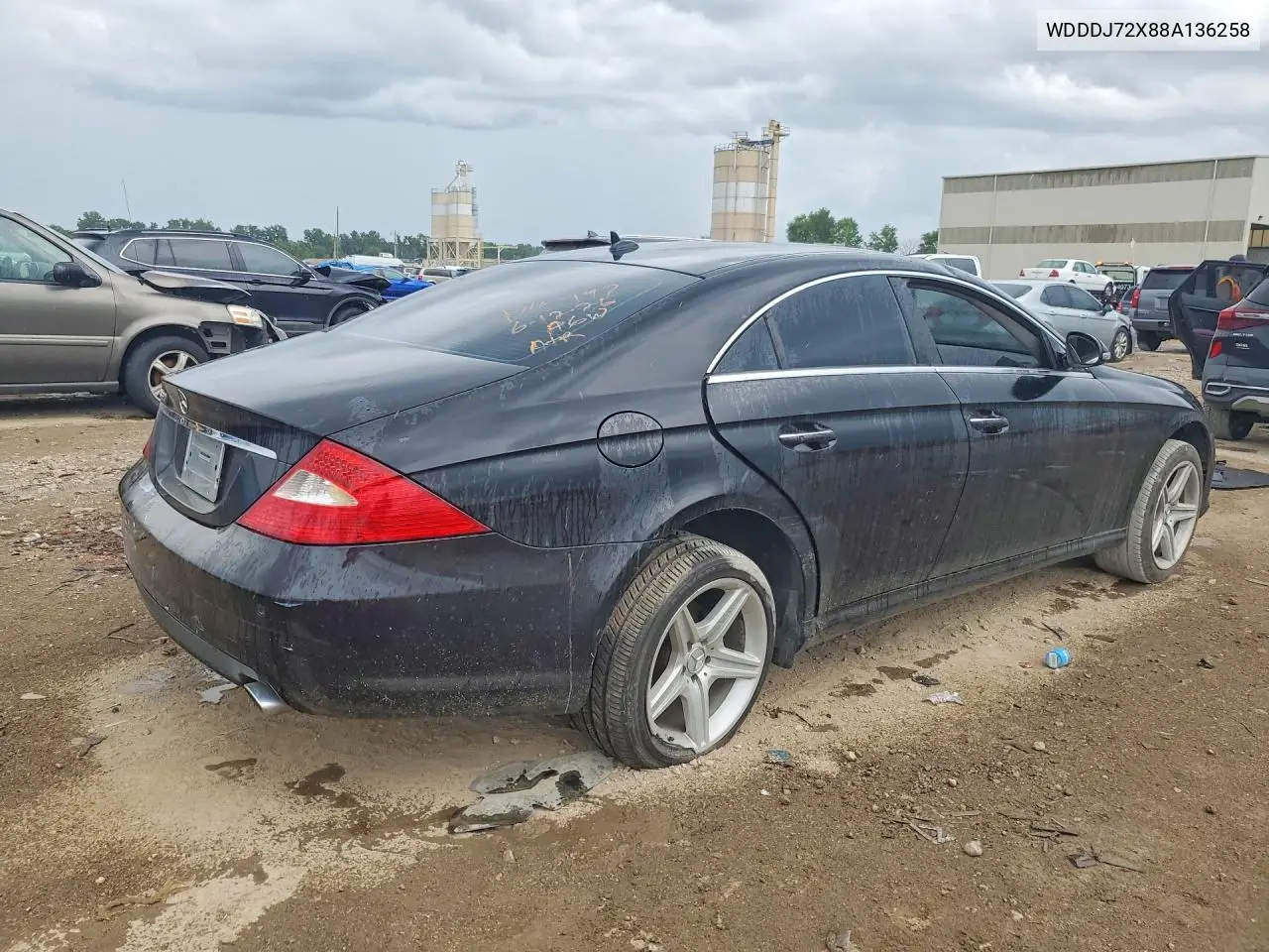 2008 Mercedes-Benz Cls 550 VIN: WDDDJ72X88A136258 Lot: 58826006