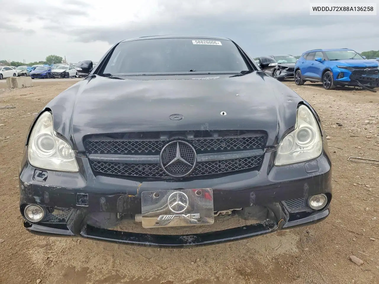 2008 Mercedes-Benz Cls 550 VIN: WDDDJ72X88A136258 Lot: 58826006