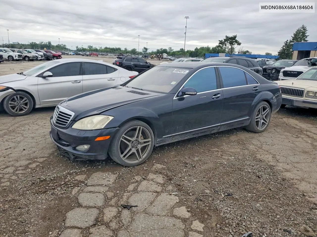 2008 Mercedes-Benz S 550 4Matic VIN: WDDNG86X68A184604 Lot: 60043316