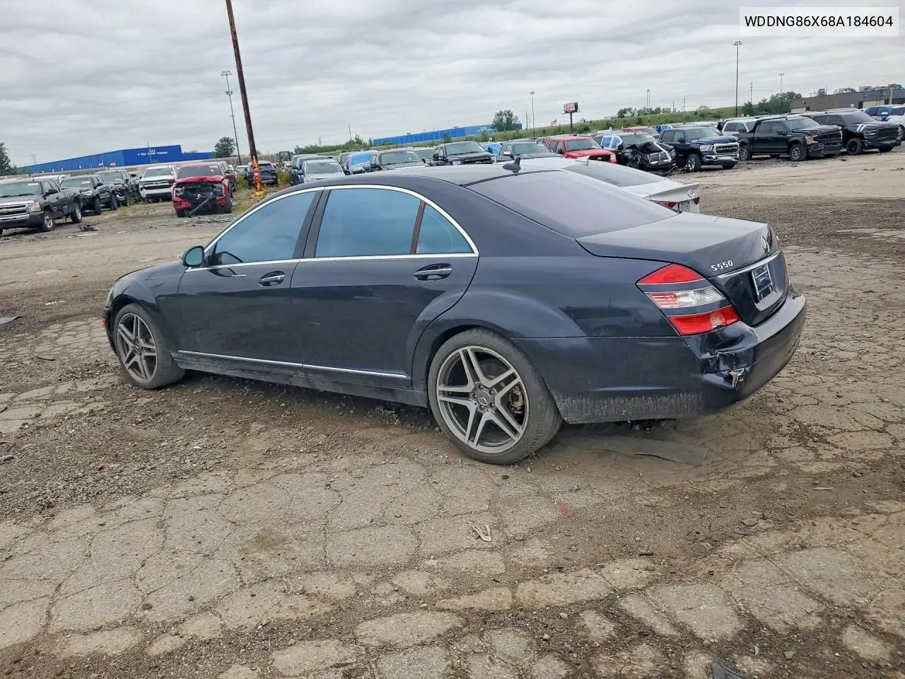 2008 Mercedes-Benz S 550 4Matic VIN: WDDNG86X68A184604 Lot: 60043316