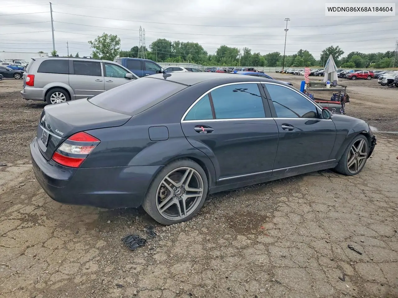 2008 Mercedes-Benz S 550 4Matic VIN: WDDNG86X68A184604 Lot: 60043316