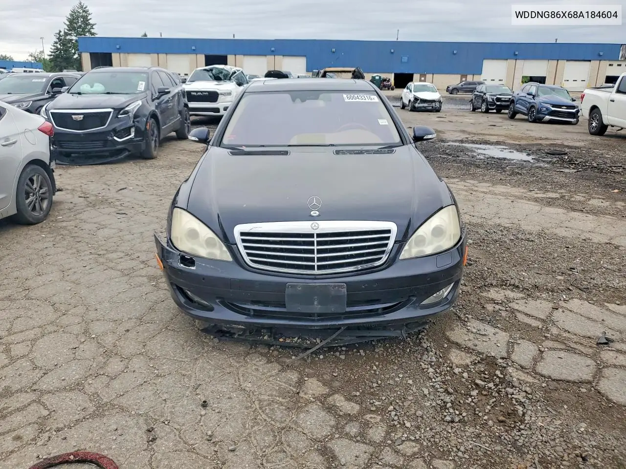 2008 Mercedes-Benz S 550 4Matic VIN: WDDNG86X68A184604 Lot: 60043316