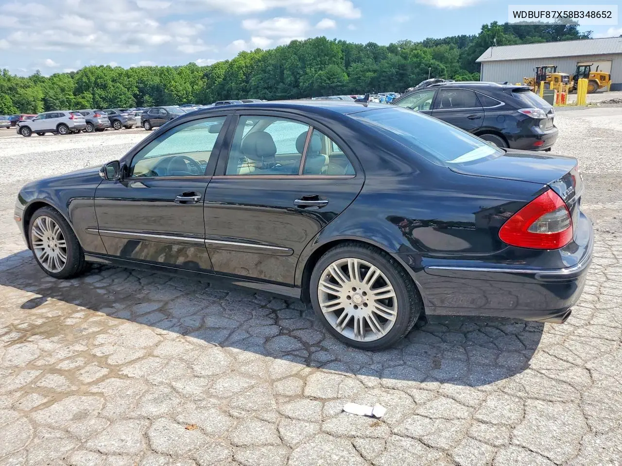 2008 Mercedes-Benz E 350 4Matic VIN: WDBUF87X58B348652 Lot: 60223796