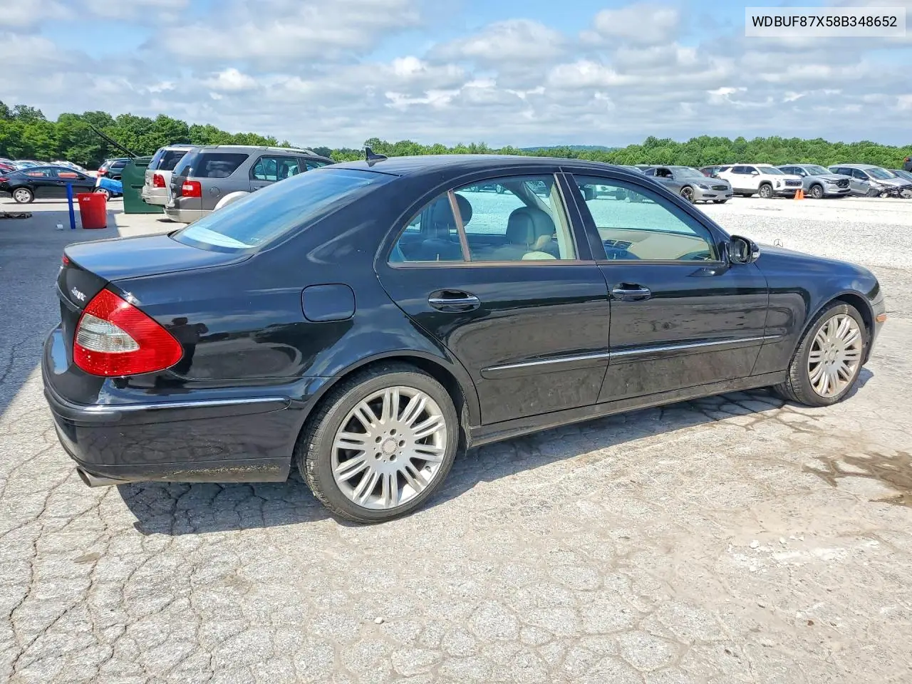 2008 Mercedes-Benz E 350 4Matic VIN: WDBUF87X58B348652 Lot: 60223796