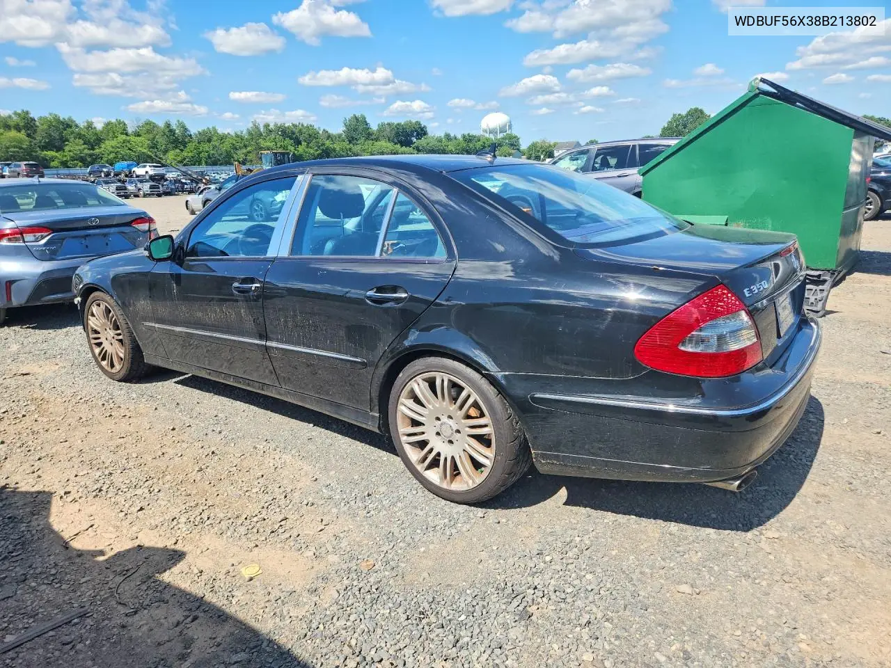 2008 Mercedes-Benz E 350 VIN: WDBUF56X38B213802 Lot: 60383346