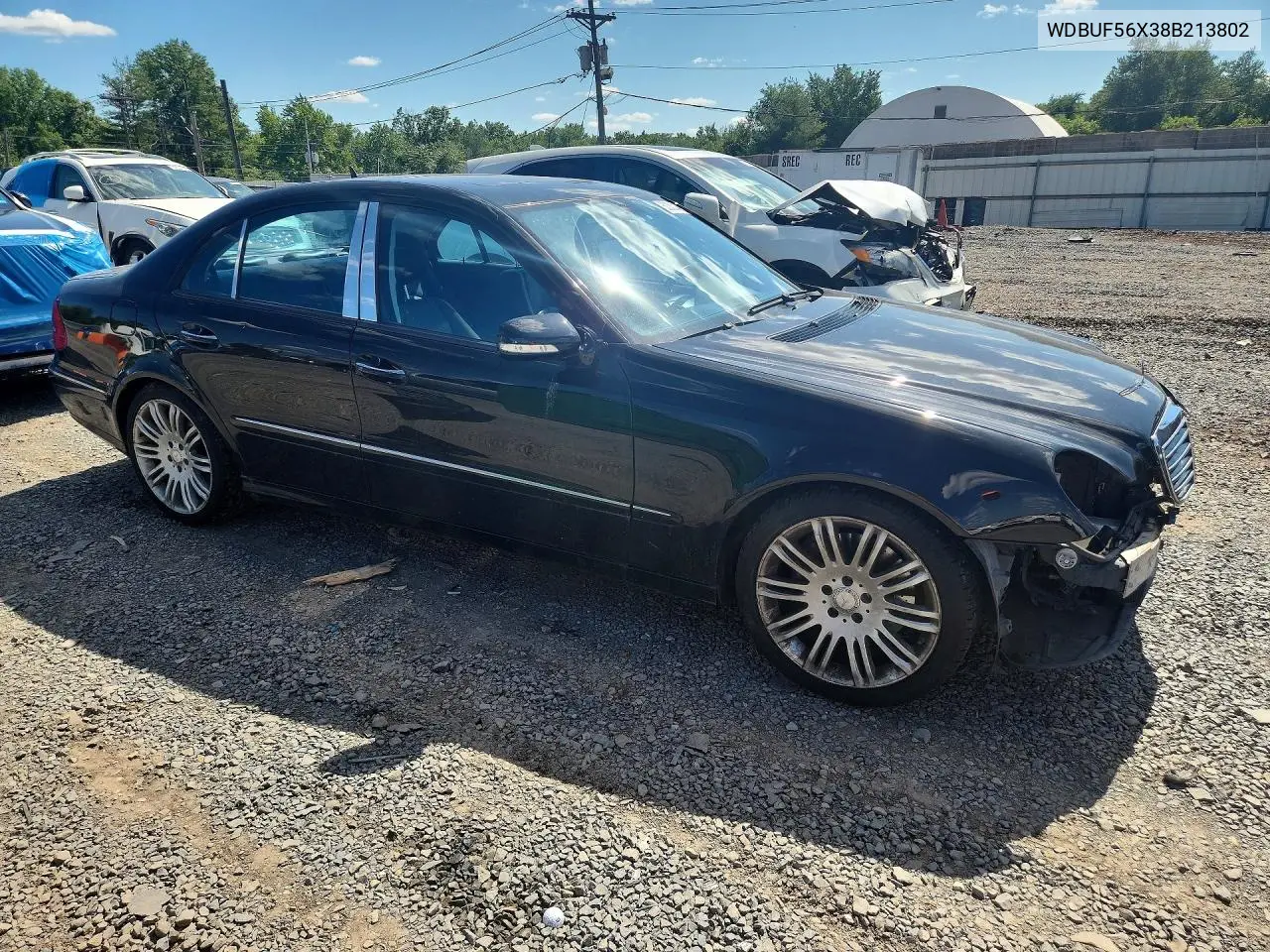 2008 Mercedes-Benz E 350 VIN: WDBUF56X38B213802 Lot: 60383346