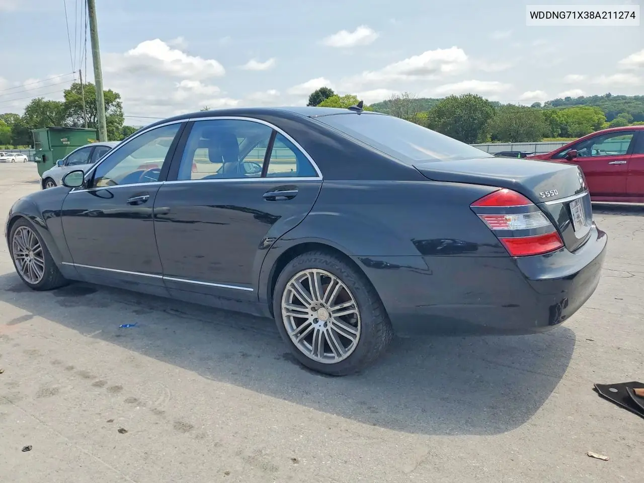 2008 Mercedes-Benz S 550 VIN: WDDNG71X38A211274 Lot: 60403506