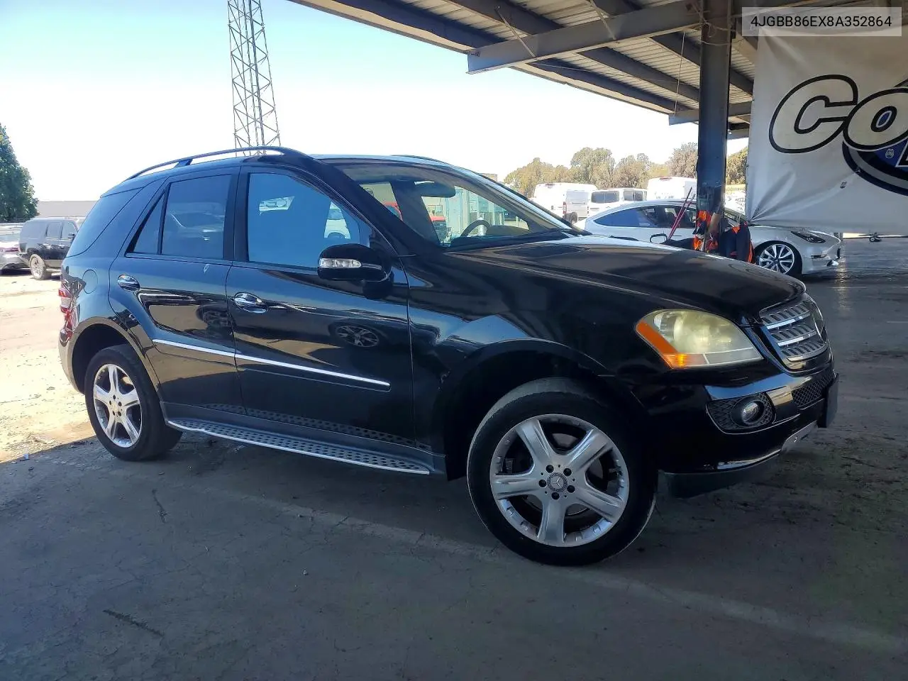 2008 Mercedes-Benz Ml 350 VIN: 4JGBB86EX8A352864 Lot: 60644146