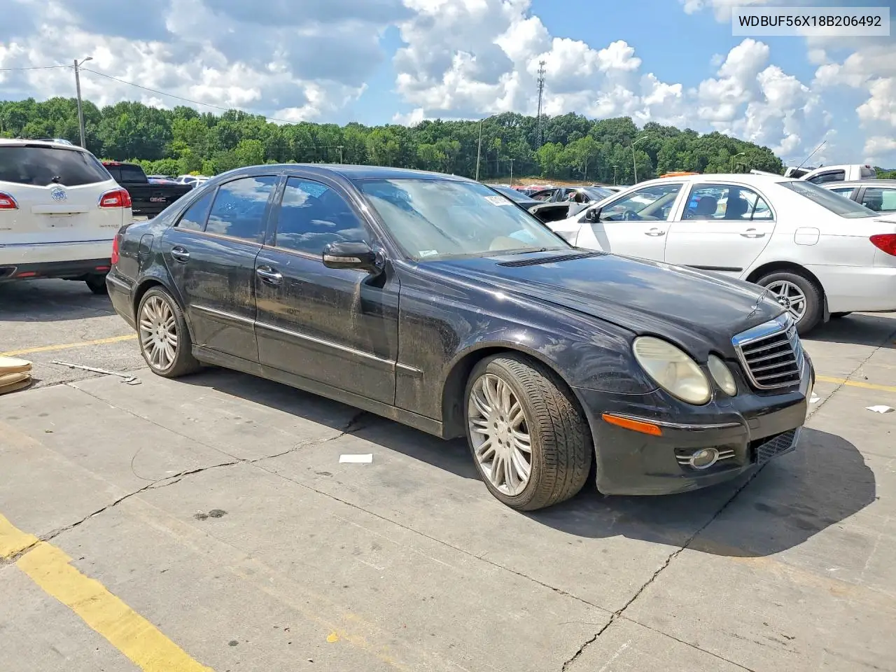 2008 Mercedes-Benz E 350 VIN: WDBUF56X18B206492 Lot: 60719146