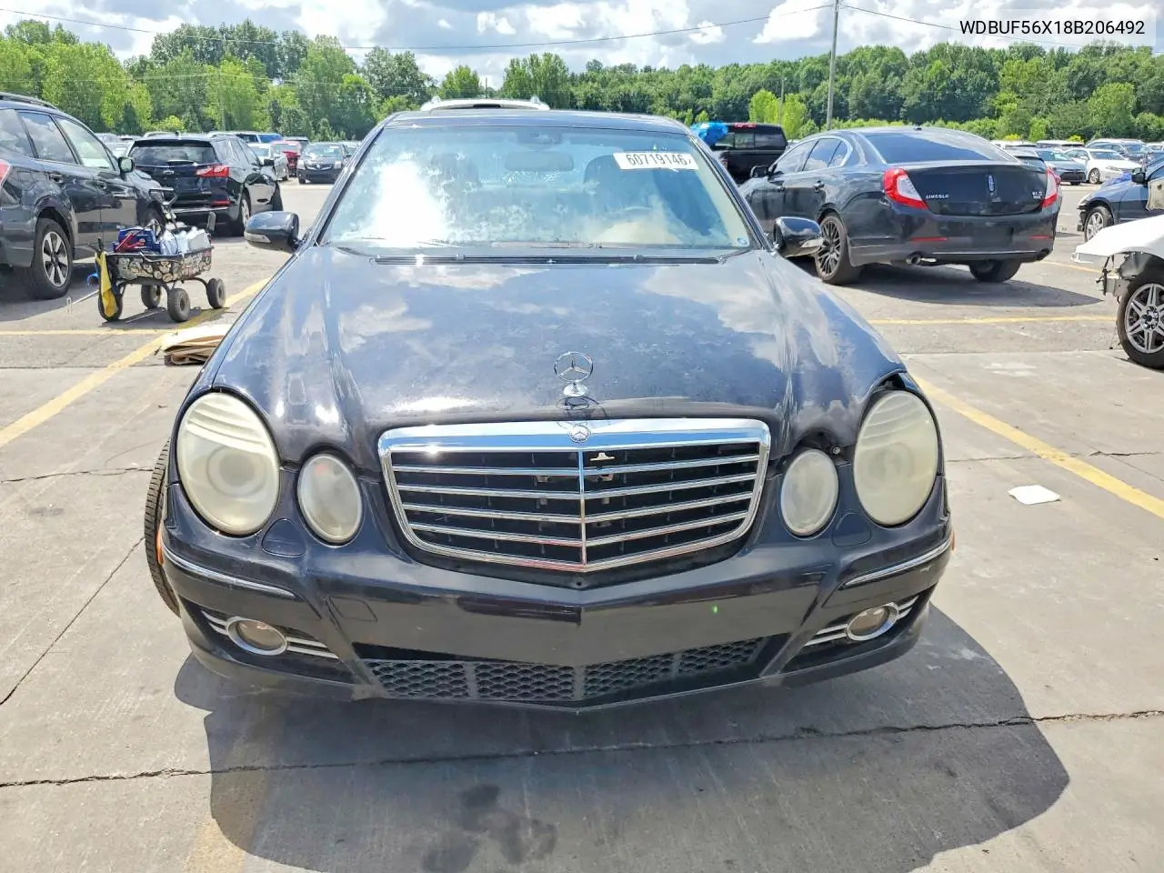 2008 Mercedes-Benz E 350 VIN: WDBUF56X18B206492 Lot: 60719146