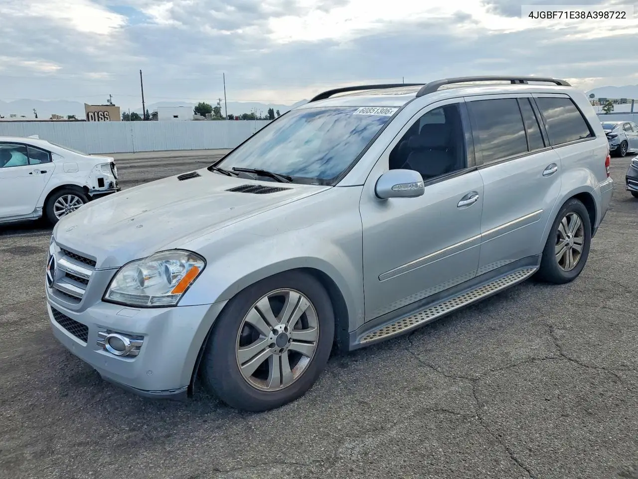 2008 Mercedes-Benz Gl 450 4Matic VIN: 4JGBF71E38A398722 Lot: 60851306