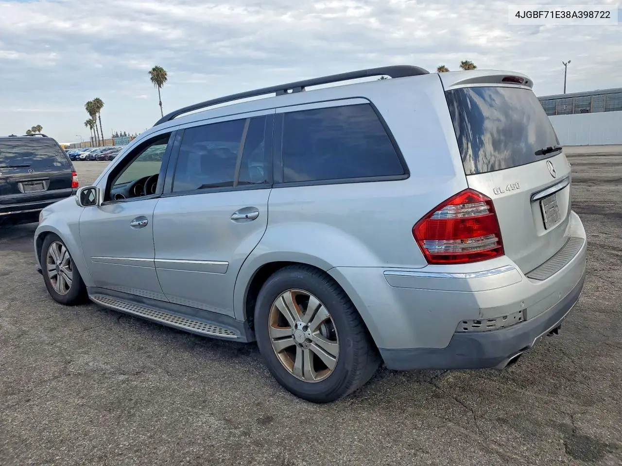 2008 Mercedes-Benz Gl 450 4Matic VIN: 4JGBF71E38A398722 Lot: 60851306