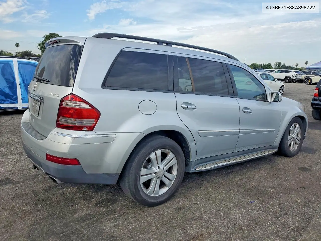 2008 Mercedes-Benz Gl 450 4Matic VIN: 4JGBF71E38A398722 Lot: 60851306