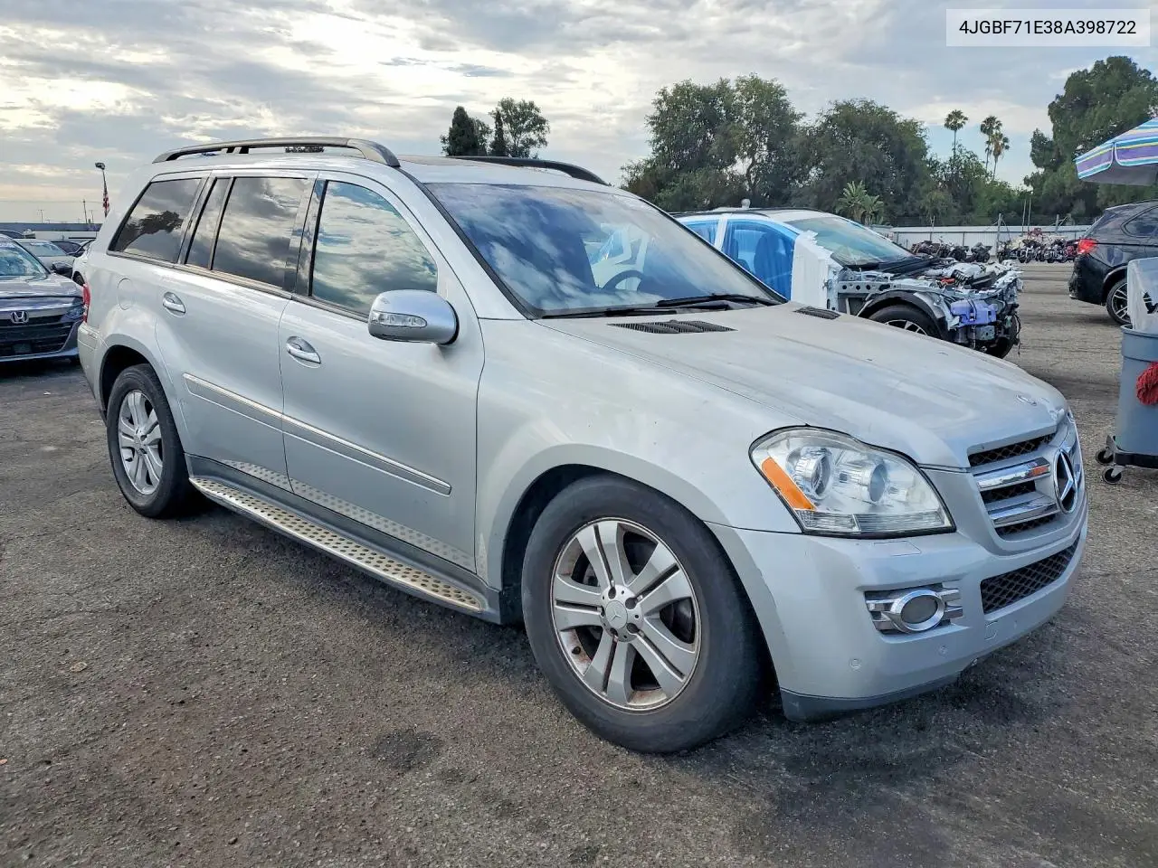 2008 Mercedes-Benz Gl 450 4Matic VIN: 4JGBF71E38A398722 Lot: 60851306
