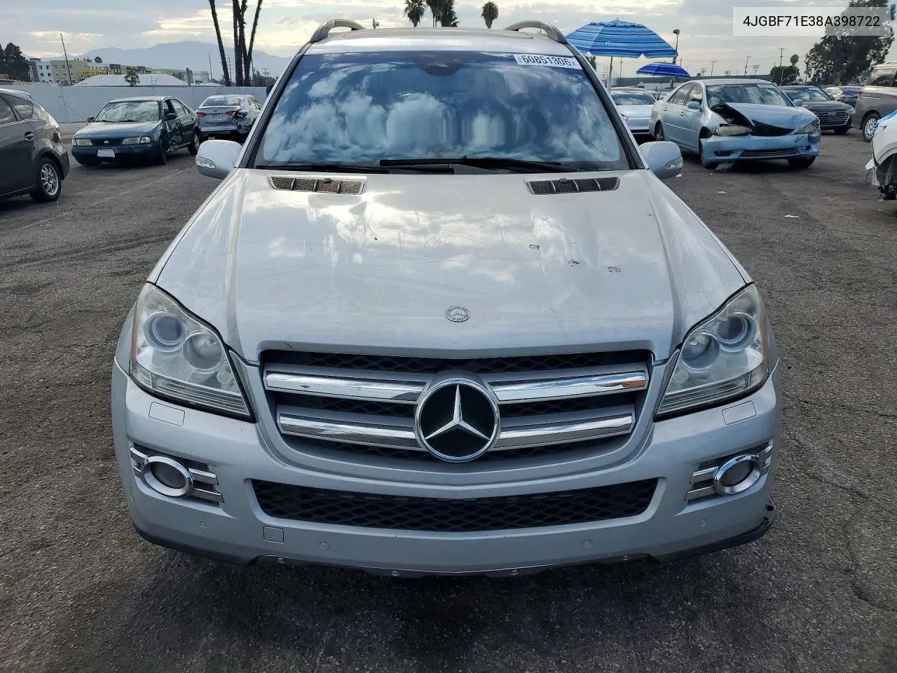 2008 Mercedes-Benz Gl 450 4Matic VIN: 4JGBF71E38A398722 Lot: 60851306