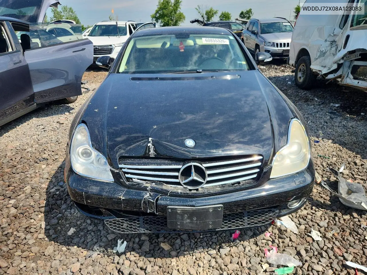 2008 Mercedes-Benz Cls 550 VIN: WDDDJ72X08A123083 Lot: 60855326