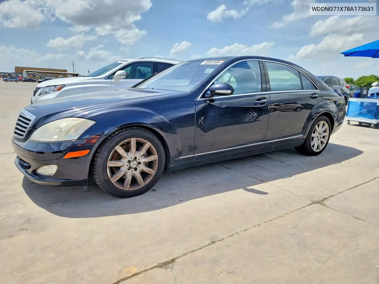 2008 Mercedes-Benz S 550 VIN: WDDNG71X78A173631 Lot: 60922006