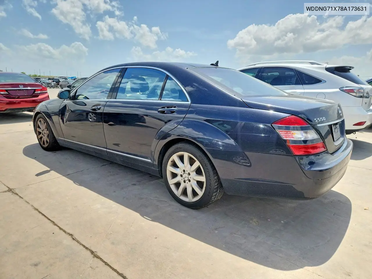 2008 Mercedes-Benz S 550 VIN: WDDNG71X78A173631 Lot: 60922006