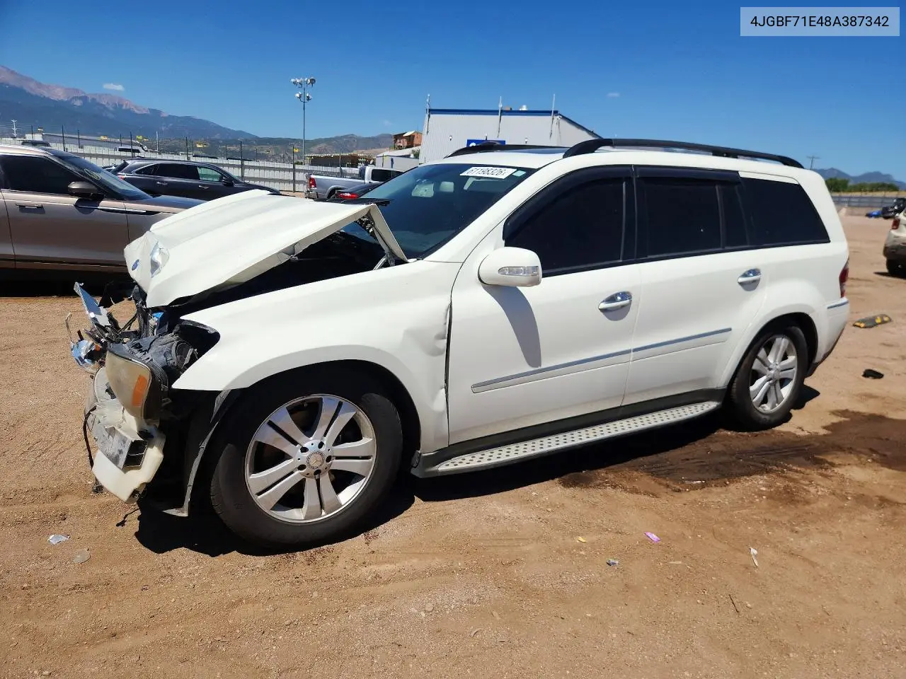 2008 Mercedes-Benz Gl 450 4Matic VIN: 4JGBF71E48A387342 Lot: 61198326