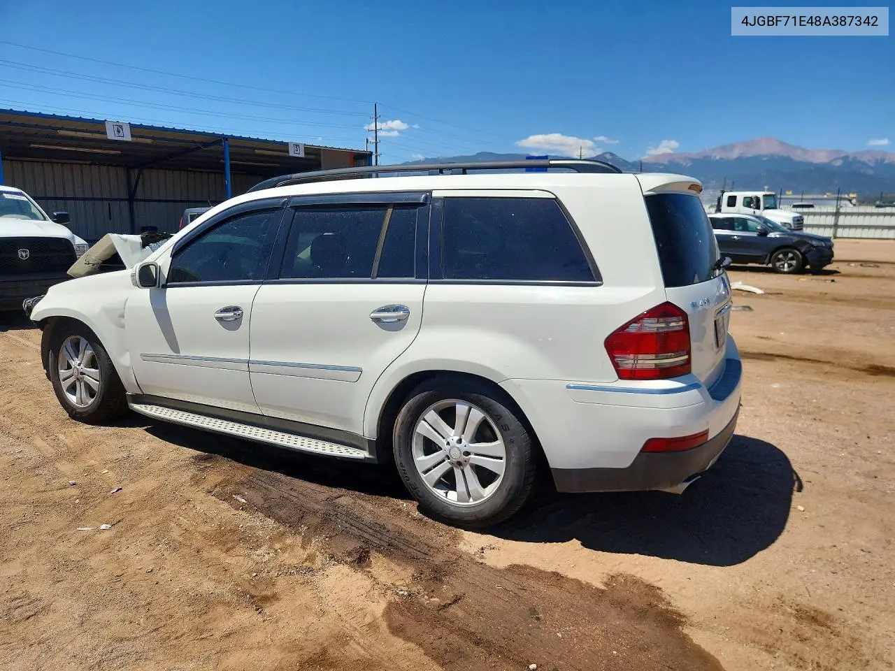2008 Mercedes-Benz Gl 450 4Matic VIN: 4JGBF71E48A387342 Lot: 61198326