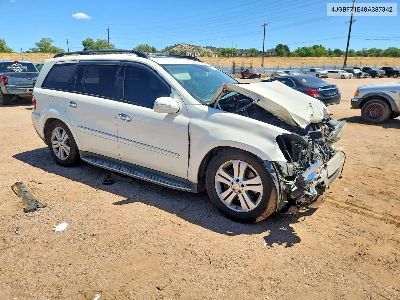 2008 Mercedes-Benz Gl 450 4Matic VIN: 4JGBF71E48A387342 Lot: 61198326