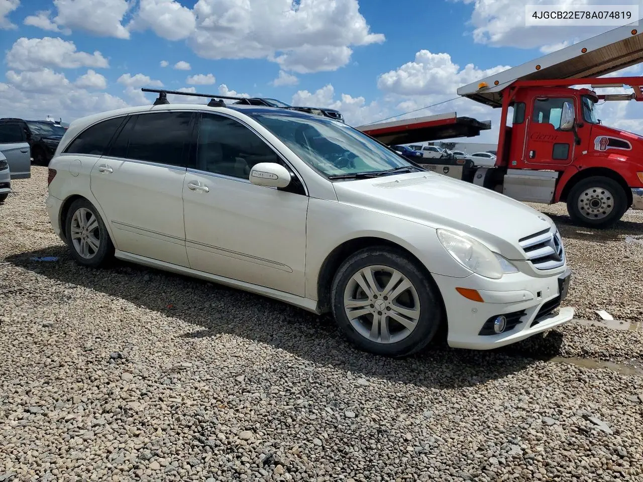 2008 Mercedes-Benz R 320 Cdi VIN: 4JGCB22E78A074819 Lot: 61204116