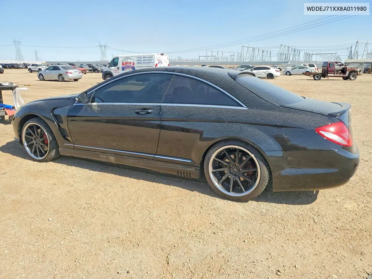 2008 Mercedes-Benz Cl 550 VIN: WDDEJ71XX8A011980 Lot: 61314366