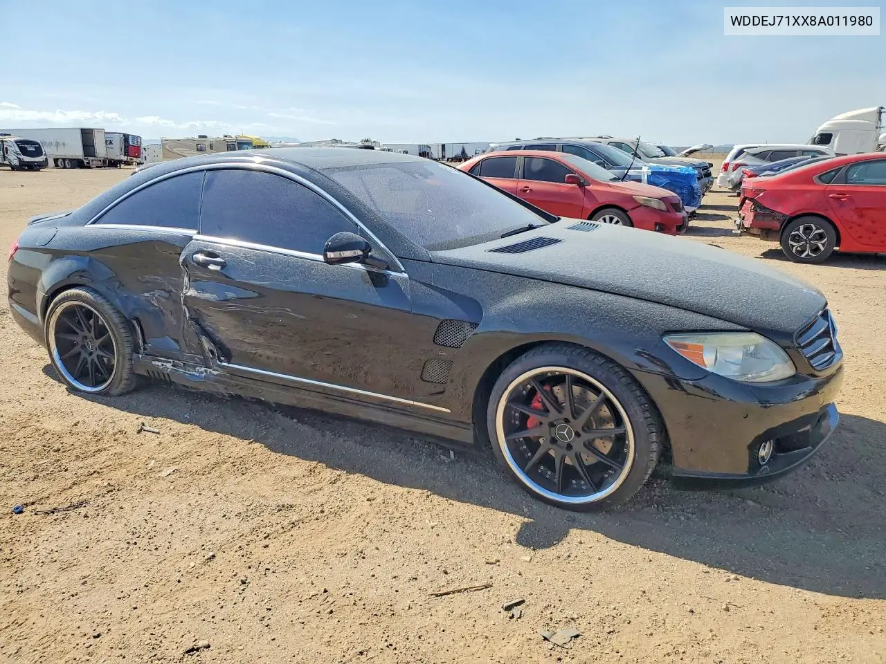 2008 Mercedes-Benz Cl 550 VIN: WDDEJ71XX8A011980 Lot: 61314366