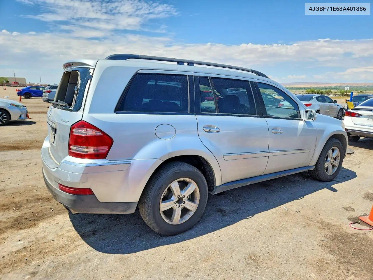 2008 Mercedes-Benz Gl 450 4Matic VIN: 4JGBF71E68A401886 Lot: 61607376