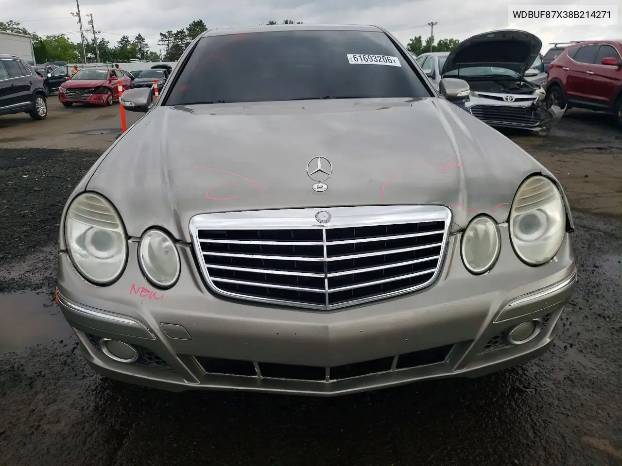 2008 Mercedes-Benz E 350 4Matic VIN: WDBUF87X38B214271 Lot: 61693206